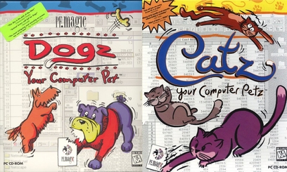 Dogz and Catz original PC box art