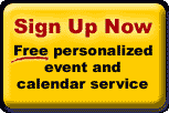 Sign Up Now — Free personalized event and calendar service